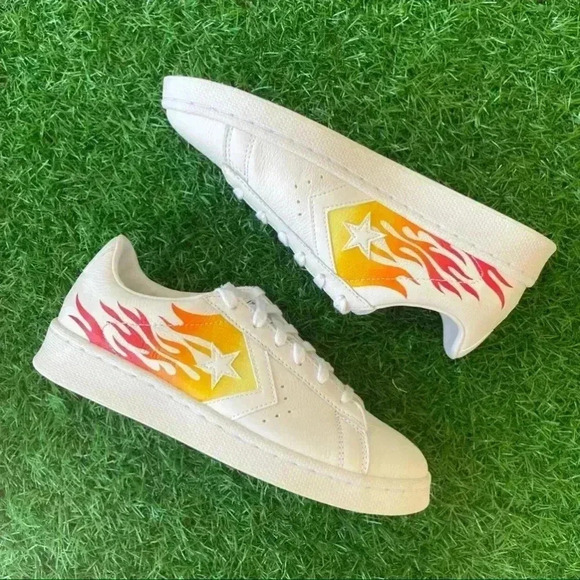 Converse All Star Pro Leather Ox Flames - Picture 6 of 7